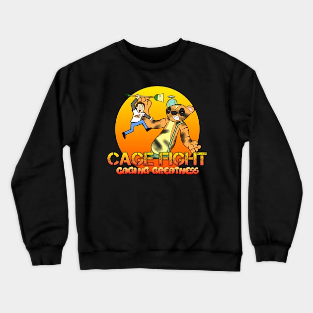 Cage Fight Crewneck Sweatshirt by CagingGreatness